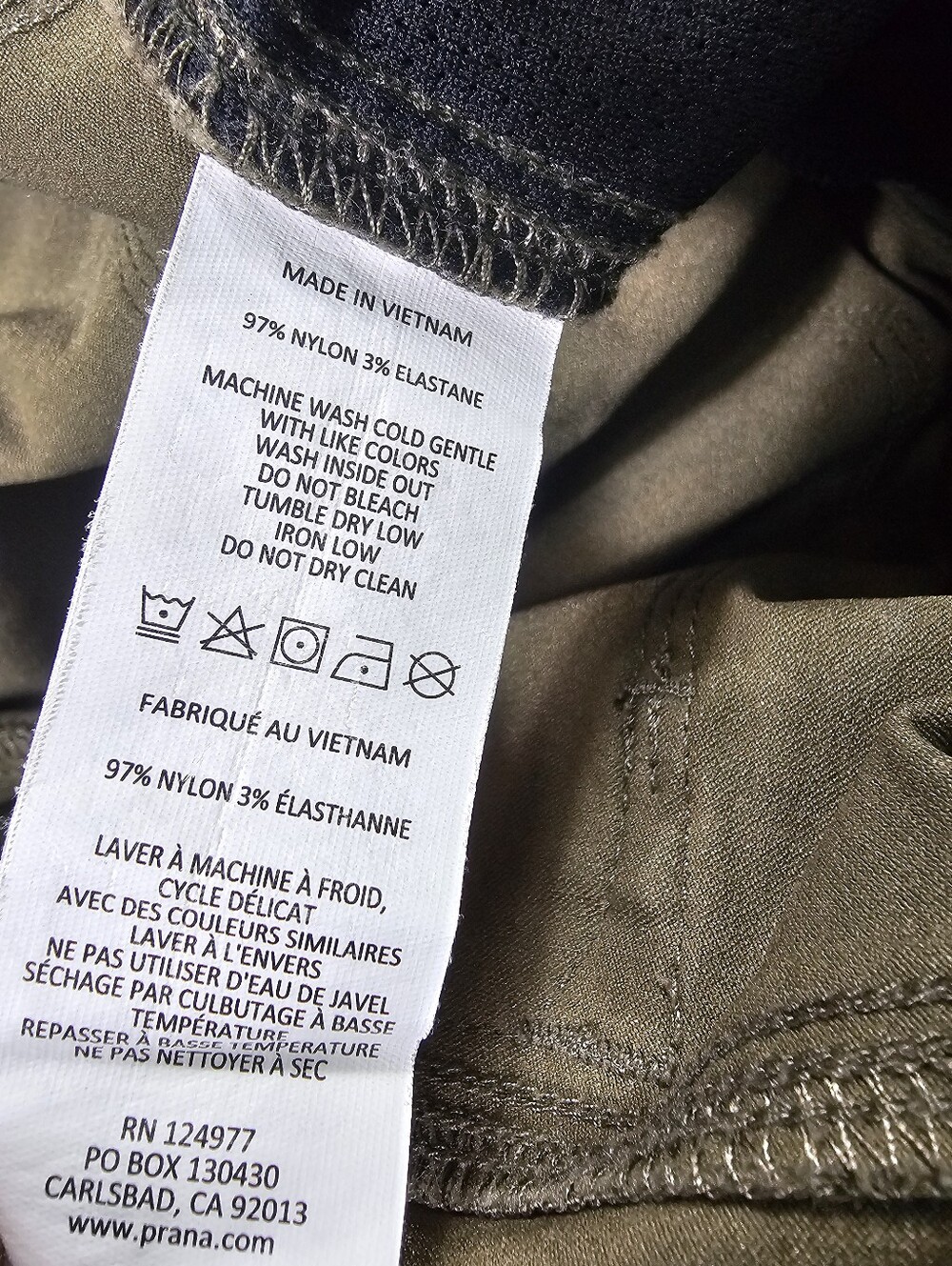 Prana Stretch Zion Green Cargo Pants Men’s Size 42 - Picture 7 of 11